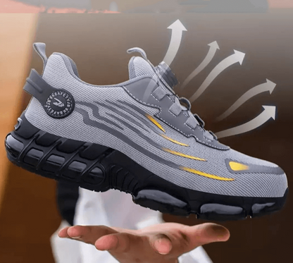 Mens Safety Work Shoes Steel Toe Kevlar Sole Anti Slip Lightweight