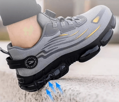 Mens Safety Work Shoes Steel Toe Kevlar Sole Anti Slip Lightweight
