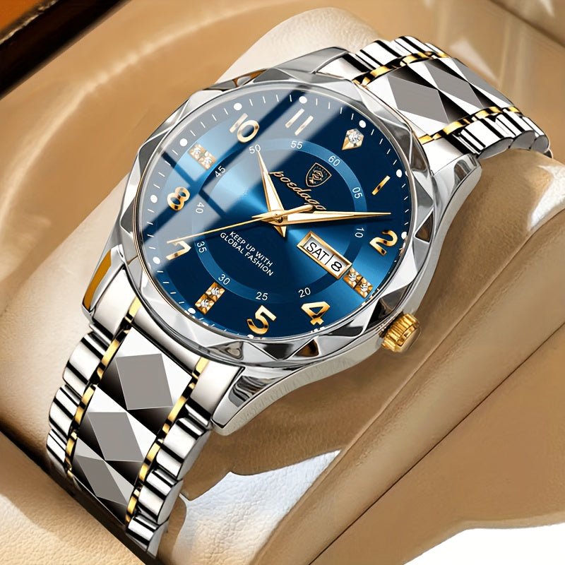 Mens Titanium Sports Watch Waterproof Chronograph Digital Analog Multifunction