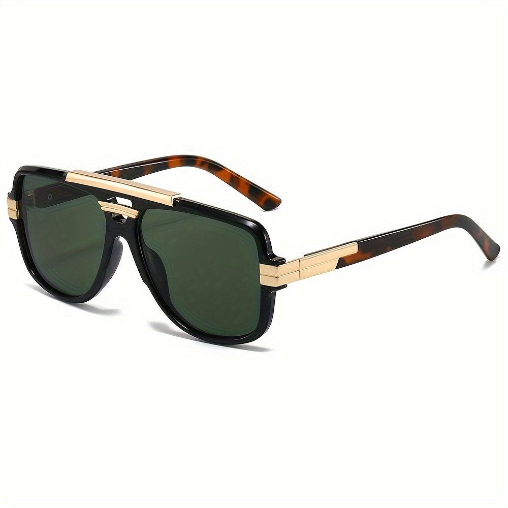 Mens Vintage Aviator Glasses Retro Alloy Fashion Eyewear