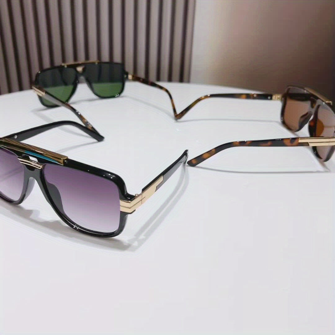 Mens Vintage Aviator Glasses Retro Alloy Fashion Eyewear