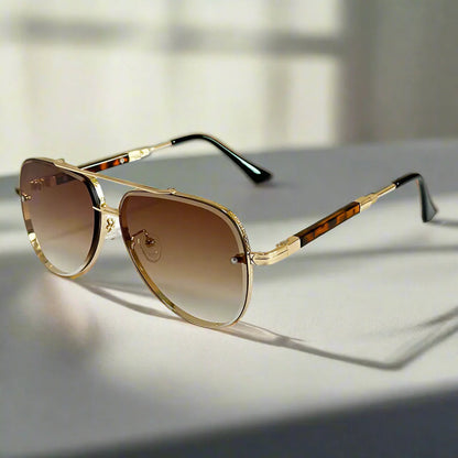 Mens Vintage Oval Sunglasses Polarized UV400 Retro Eyewear