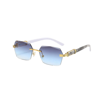 Mens Vintage Sunglasses Metal Frame Casual Retro Eyewear