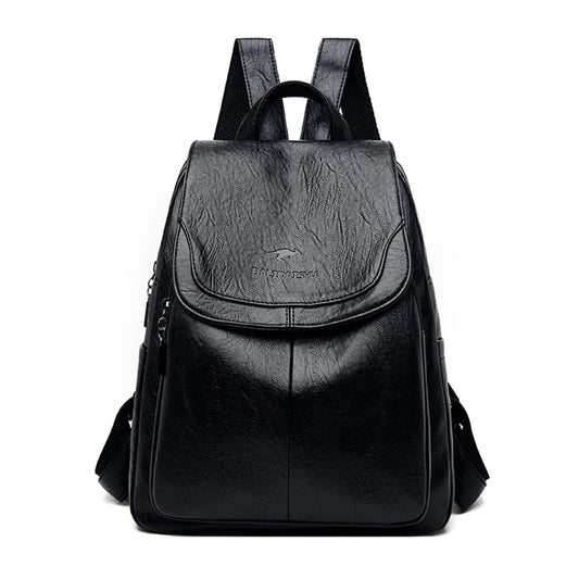 Mini Leather Backpack Womens Anti Theft Travel Bag