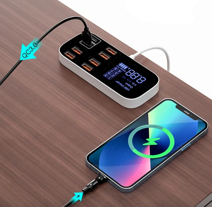 Multi USB Charger Fast Charging Hub for Smartphones Tablets and Devices