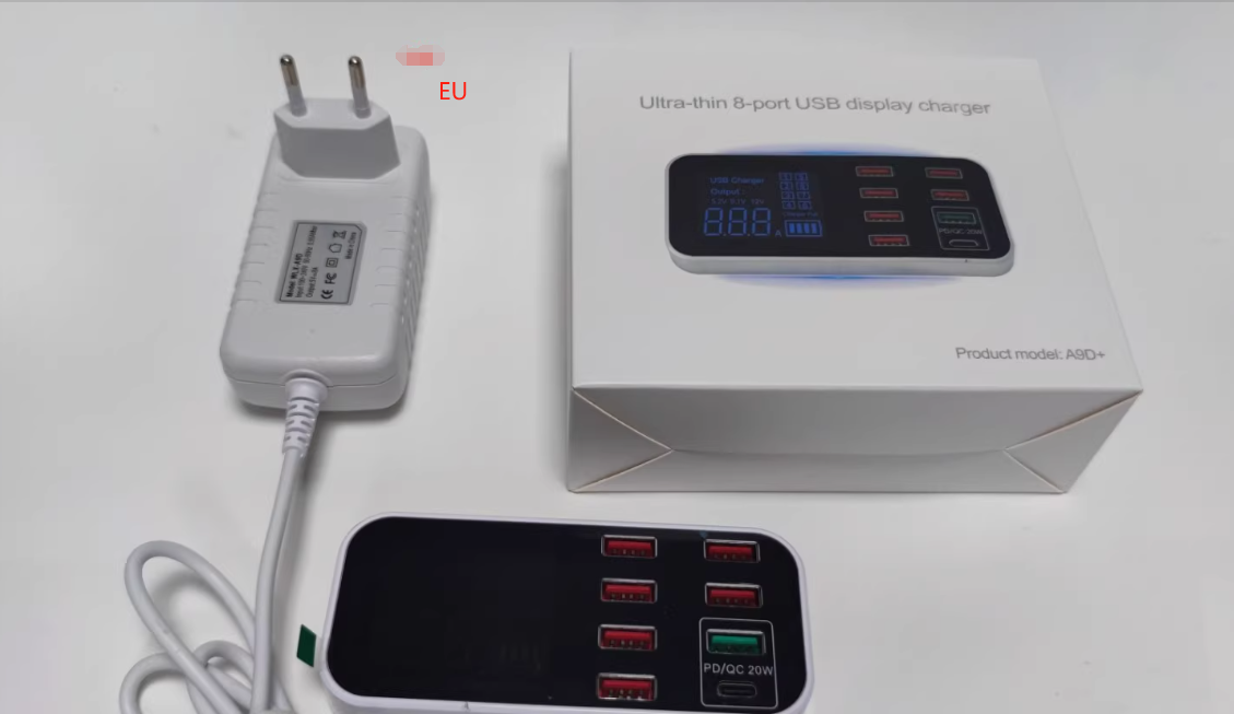 Multi USB Charger Fast Charging Hub for Smartphones Tablets and Devices