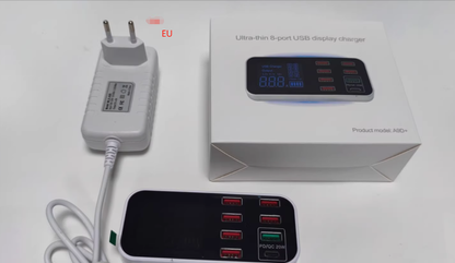 Multi USB Charger Fast Charging Hub for Smartphones Tablets and Devices