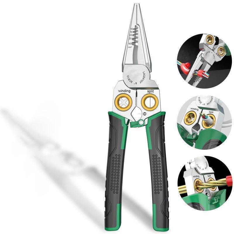 Multifunction Wire Stripper Cutter Tool Precision Cable Stripping Pliers