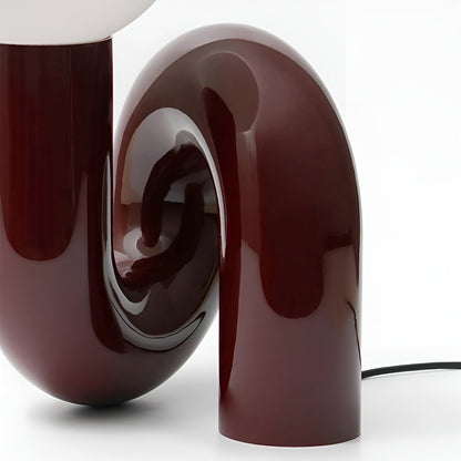 Nordic Glass Table Lamp Wireless Charging Desk Light