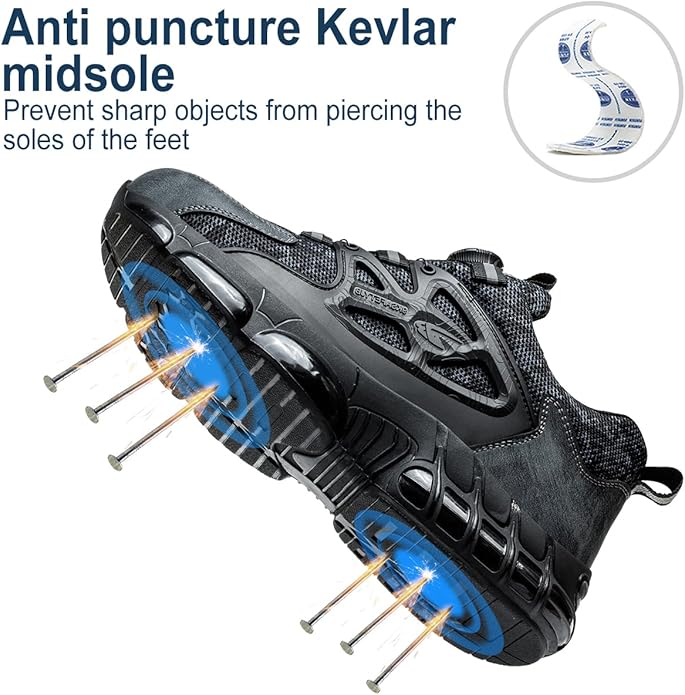 Orthopedic Safety Work Shoes Comfortable Protective Footwear