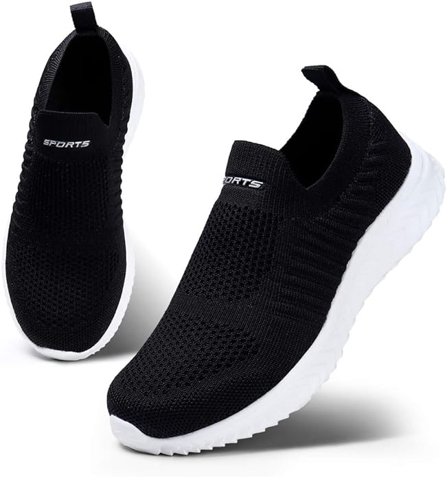Orthopedic Slip On Walking Shoes with Arch Support Comfort Fit