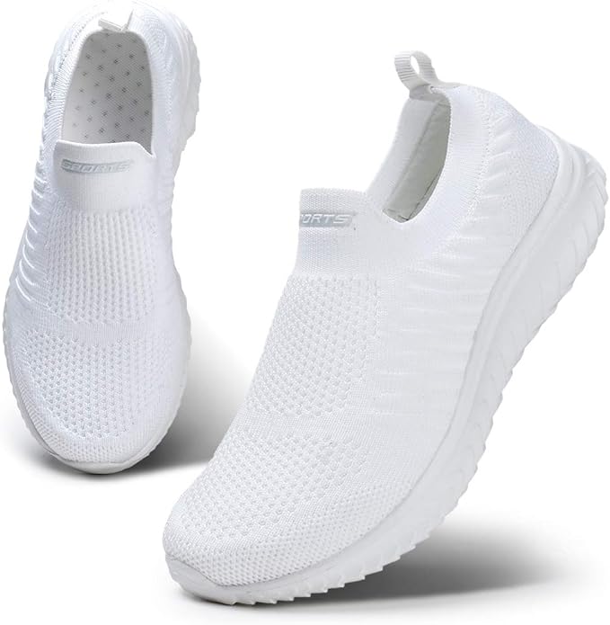 Orthopedic Slip On Walking Shoes with Arch Support Comfort Fit