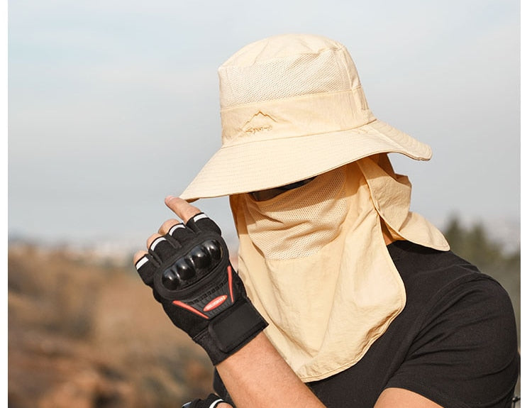Outdoor Fishing Hat UV Protection Waterproof Adventure Cap