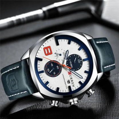 Outdoor Tactical Sports Watch for Men with Rugged Military Style and Quartz Accuracy