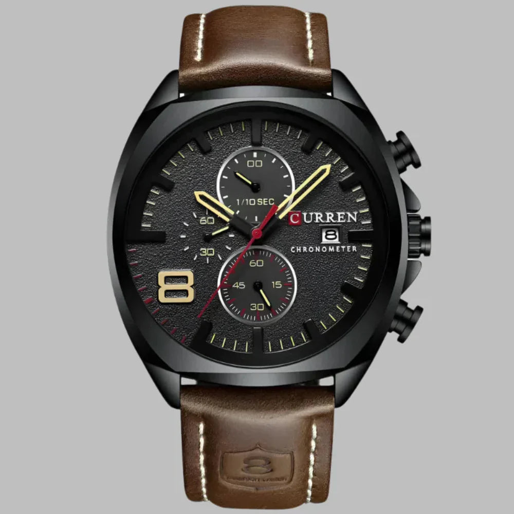 Outdoor Tactical Sports Watch for Men with Rugged Military Style and Quartz Accuracy