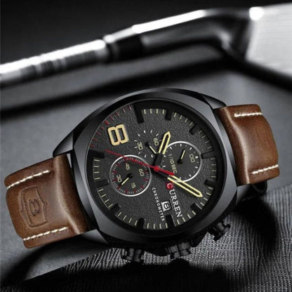 Outdoor Tactical Sports Watch for Men with Rugged Military Style and Quartz Accuracy