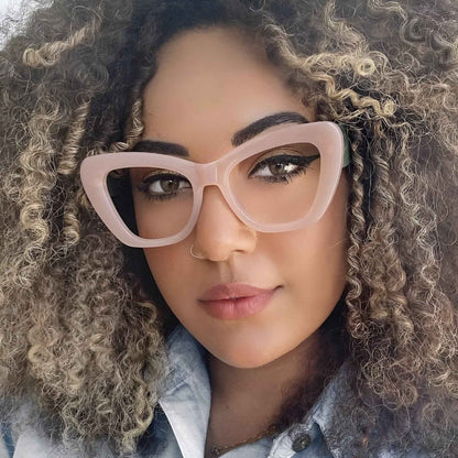 Oversized Cat Eye Sunglasses Womens UV400 Fashion Eyewear