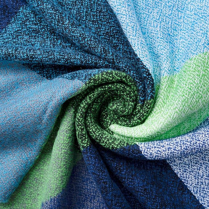 Oversized Plaid Winter Scarf Soft Chunky Wrap Shawl for Warmth and Everyday Style