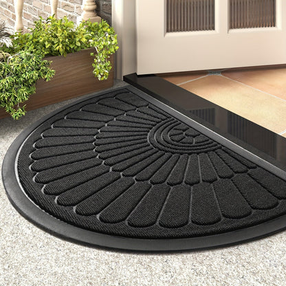 Half-Round Rubber Doormat – Durable and Non-Slip for Indoor and Outdoor Use