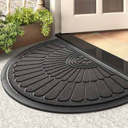 Half-Round Rubber Doormat – Durable and Non-Slip for Indoor and Outdoor Use