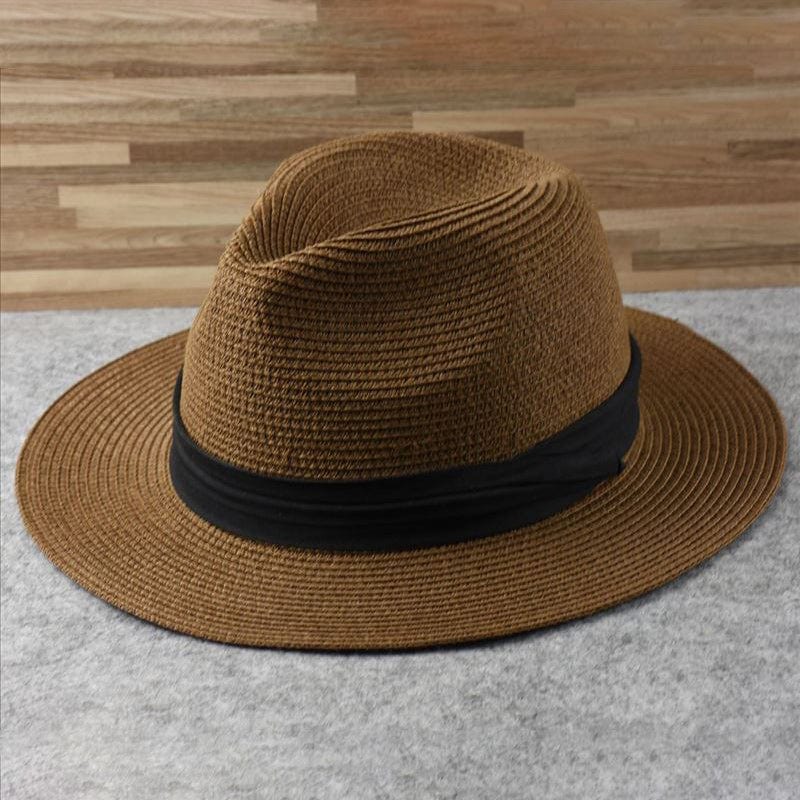 Panama Straw Hat Toquilla Summer Lightweight Breathable Sun Hat