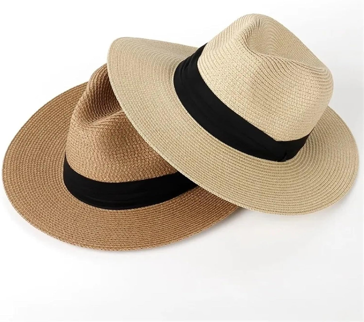 Panama Straw Hat Toquilla Summer Lightweight Breathable Sun Hat