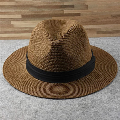 Panama Straw Hat Toquilla Summer Lightweight Breathable Sun Hat