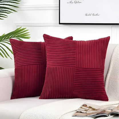 Plush Decorative Cushion Cover Soft Modern Sofa Pillowcase