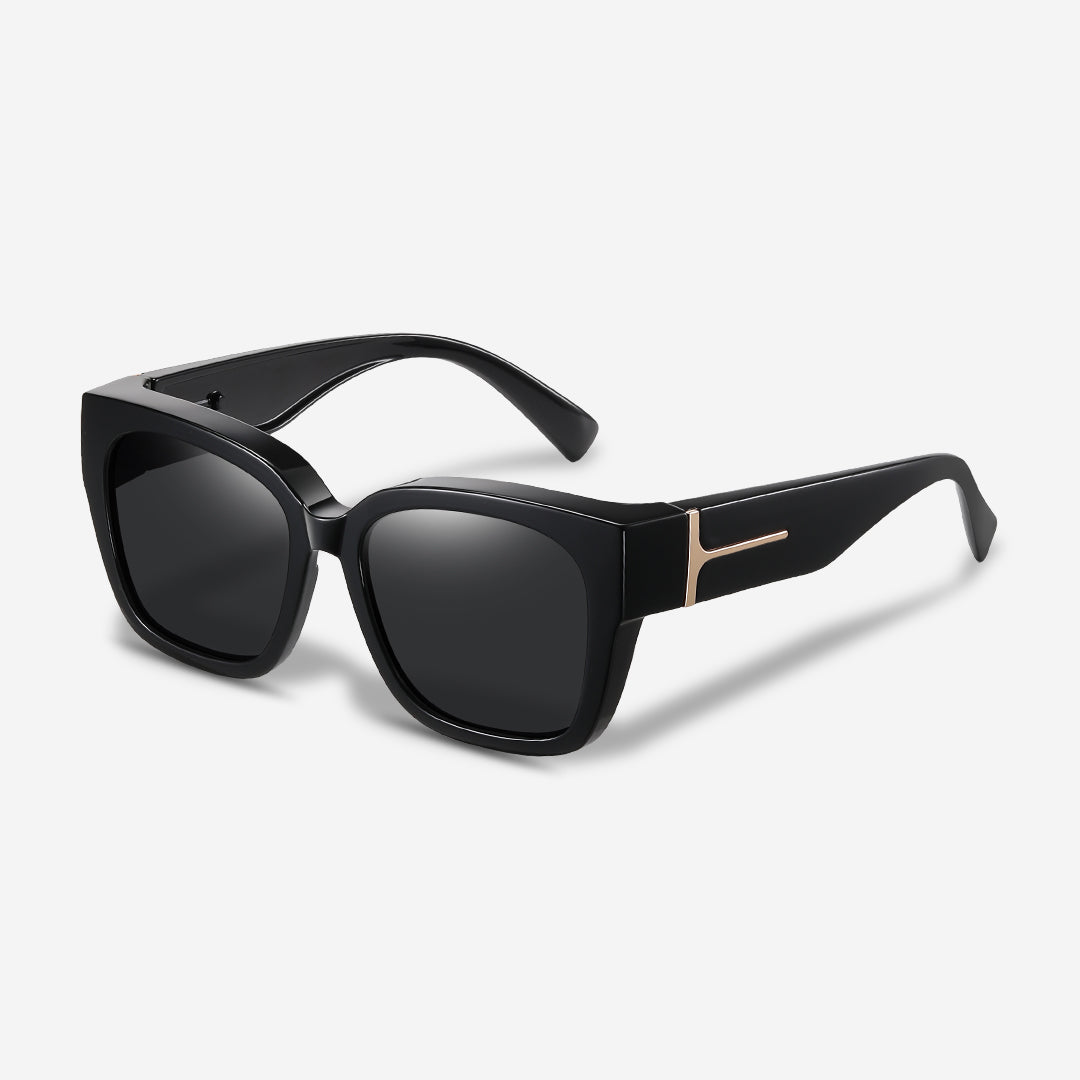 Polarized Fit Over Sunglasses UV400 Glare Protection Eyewear For Prescription Glasses