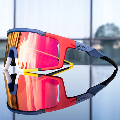 Polarized Sports Sunglasses UV Protection Lightweight Grip Frame