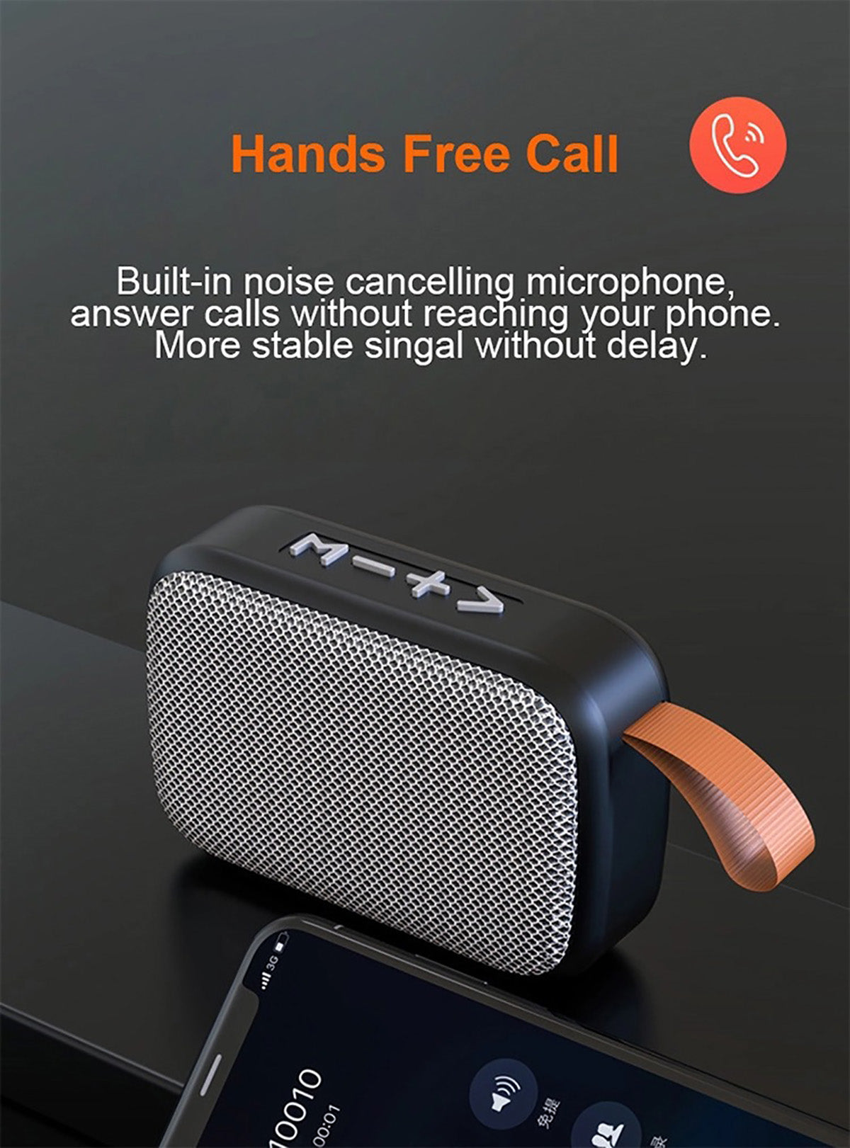 Portable Bluetooth Speaker 3D Stereo HiFi Wireless Music Player