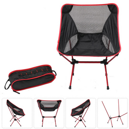 Portable Folding Camping Chair – Lightweight Outdoor Moon Chair