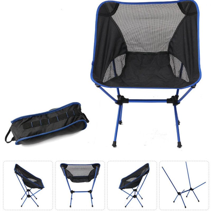 Portable Folding Camping Chair – Lightweight Outdoor Moon Chair
