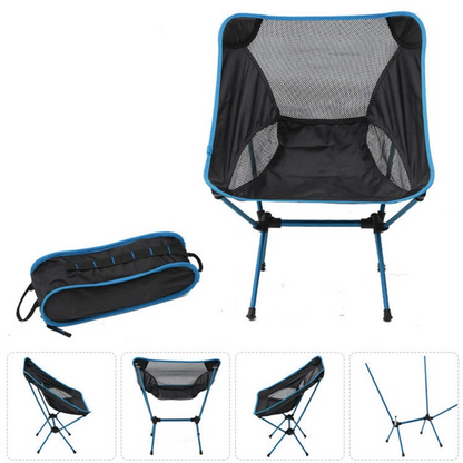 Portable Folding Camping Chair – Lightweight Outdoor Moon Chair