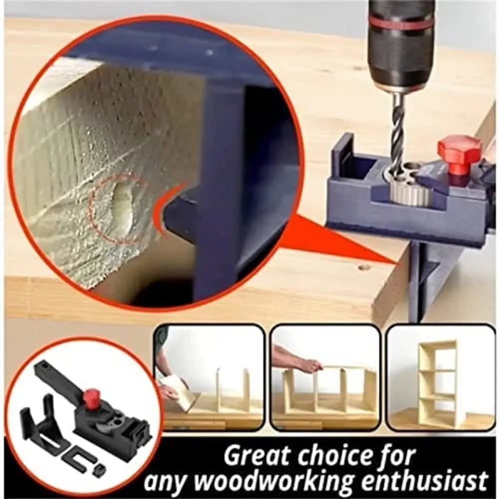Precision Drill Guide Woodworking Straight Hole Locator