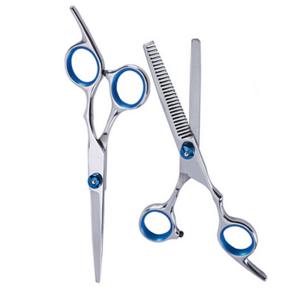 Professional Hair Cutting Kit Stainless Steel Salon Grooming Set