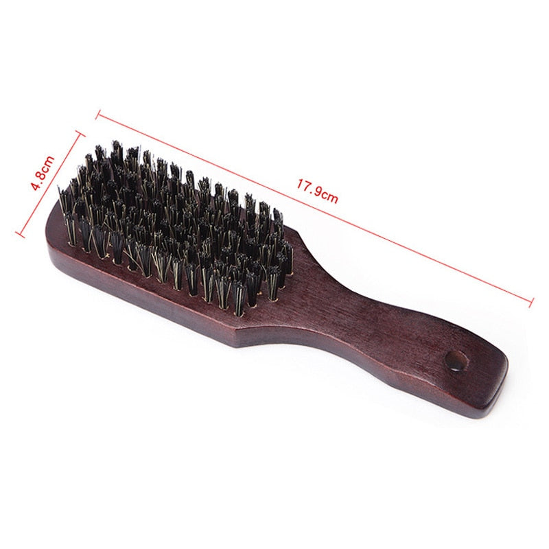 Professional Hair and Beard Brush for Men – Anti-Static Grooming Tool