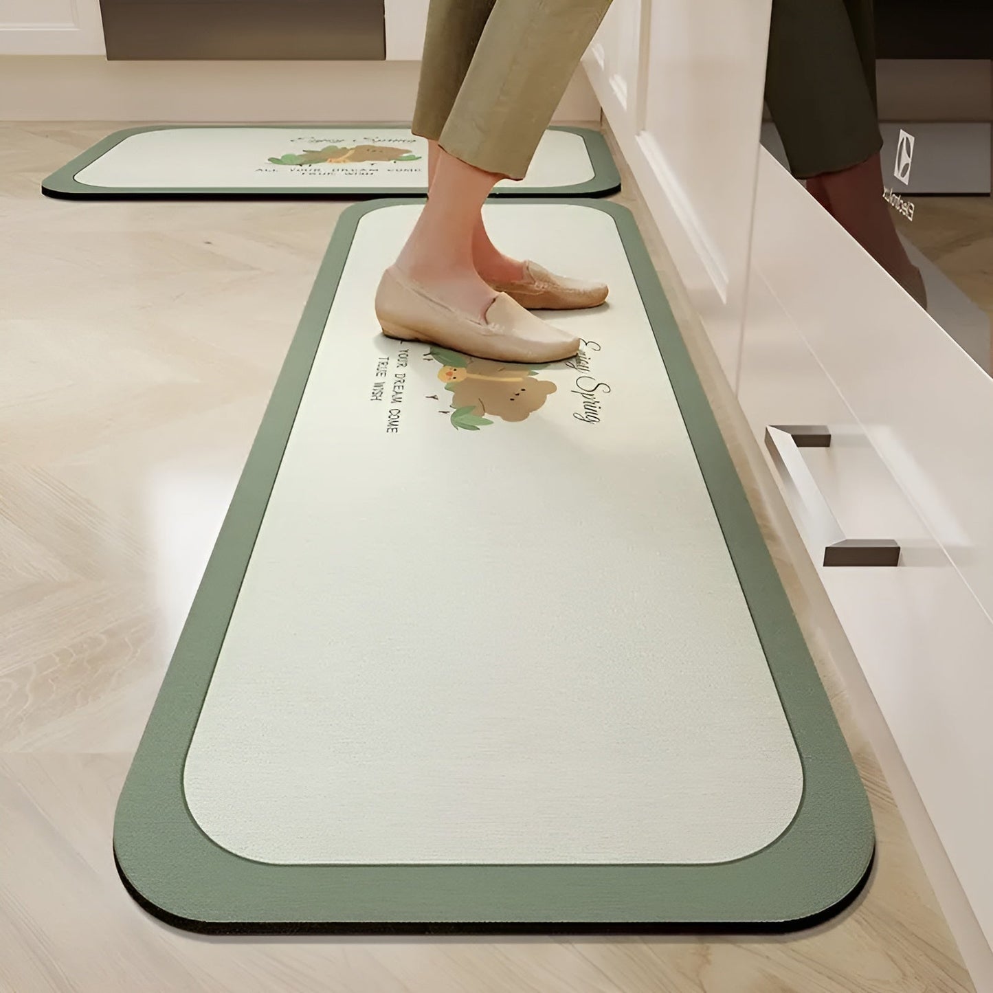 Quick Dry Anti Slip Kitchen Floor Mat Super Absorbent Rug