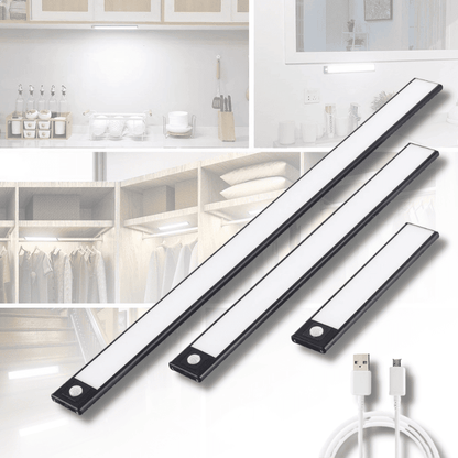 Rechargeable Motion Sensor LED Strip Wireless Cabinet Night Light