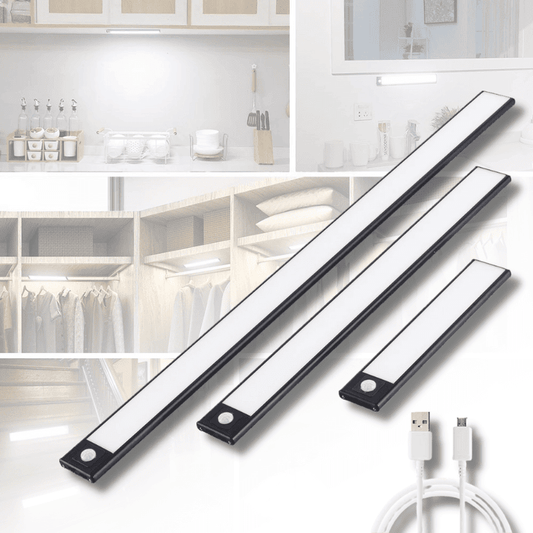 Rechargeable Motion Sensor LED Strip Wireless Cabinet Night Light
