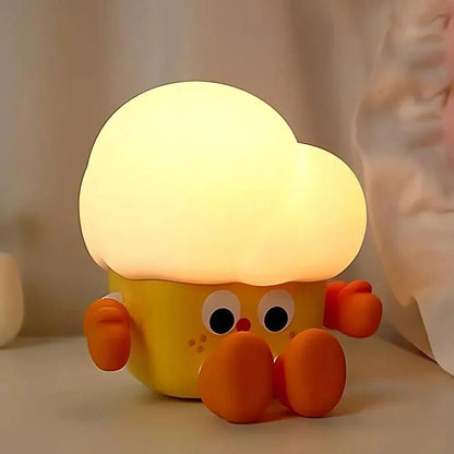 Rechargeable Silicone Animal Night Light for Kids Bedroom