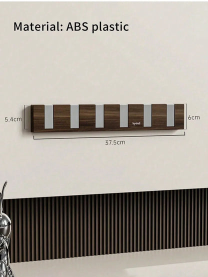 Retractable Wall Coat Rack Space Saving Hook Organizer