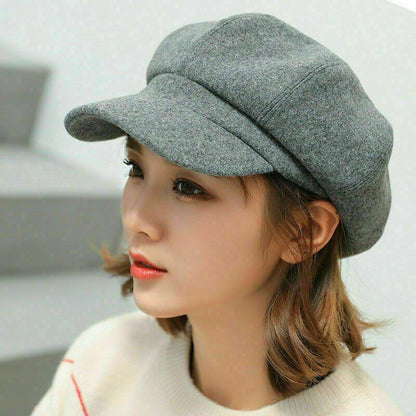 Retro Cotton Balloon Beanie Warm Winter Hat for Women and Men