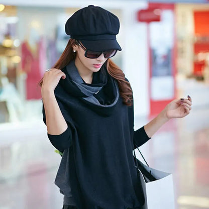 Retro Cotton Balloon Beanie Warm Winter Hat for Women and Men