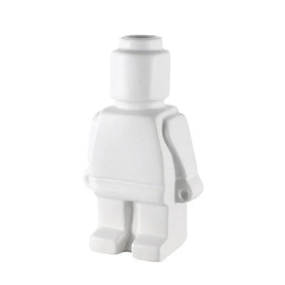 Robot Vase Creative Ceramic Flower Vase Modern Home Decor
