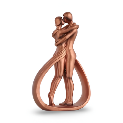 Romantic Couple Sculpture Resin Love Decor Figure