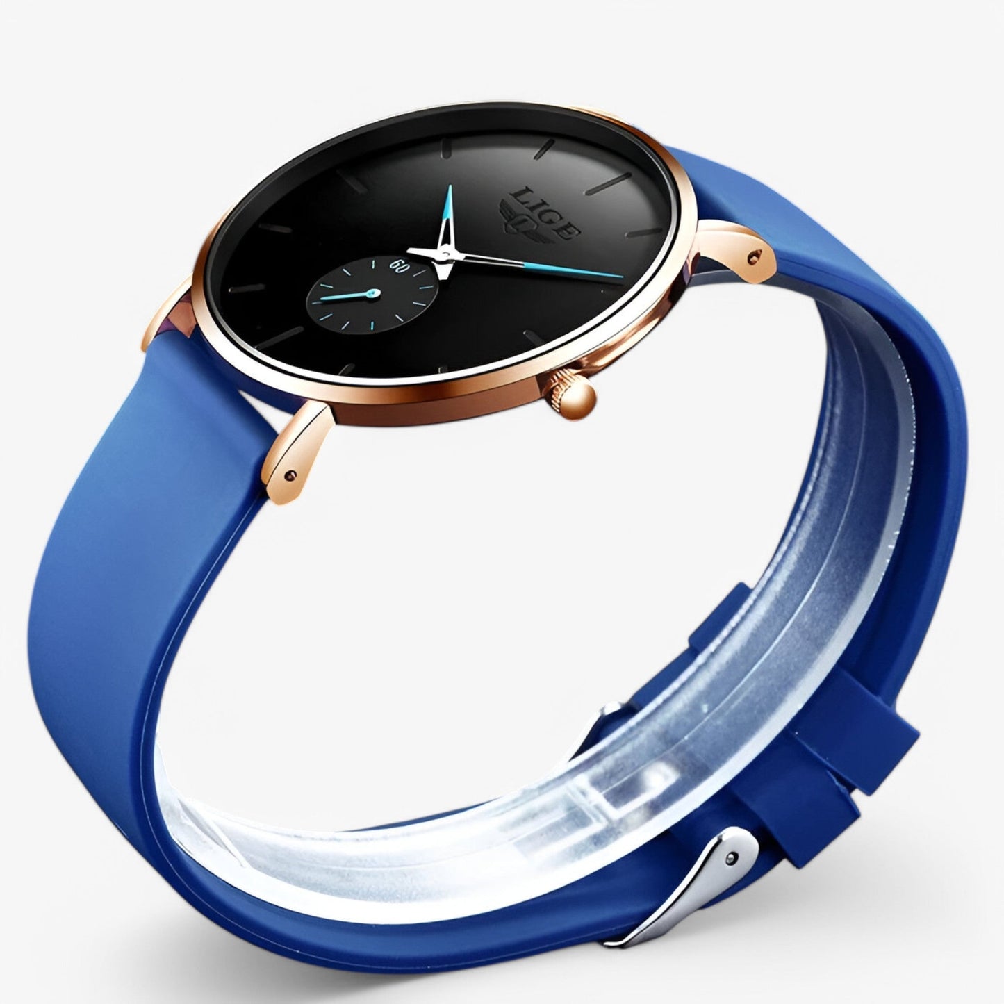 Rose Gold Womens Quartz Watch Elegant Fashion Timepiece