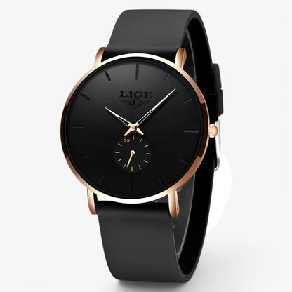 Rose Gold Womens Quartz Watch Elegant Fashion Timepiece