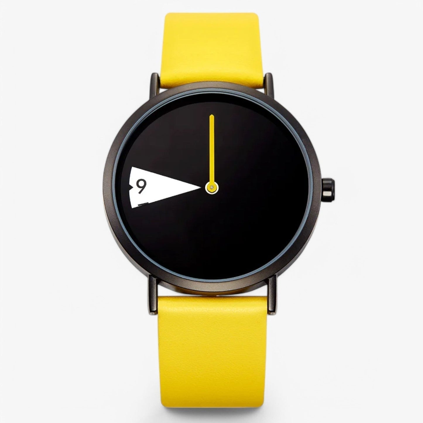 Rotating Dial Womens Watch Elegant Leather Quartz Wristwatch