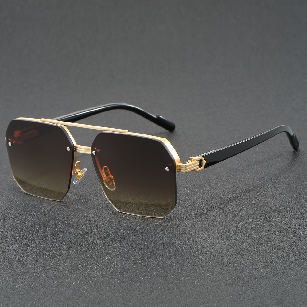 Semi Rimless Glasses Lightweight Fashion Eyewear Frame